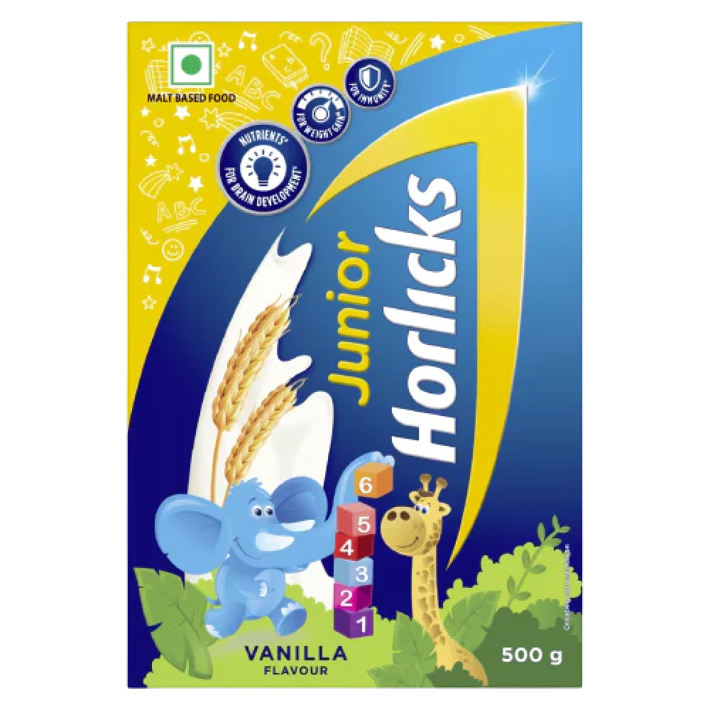 Junior Horlicks (1 to 6 Years) - Vanilla Flavor, 500 g-1.webp